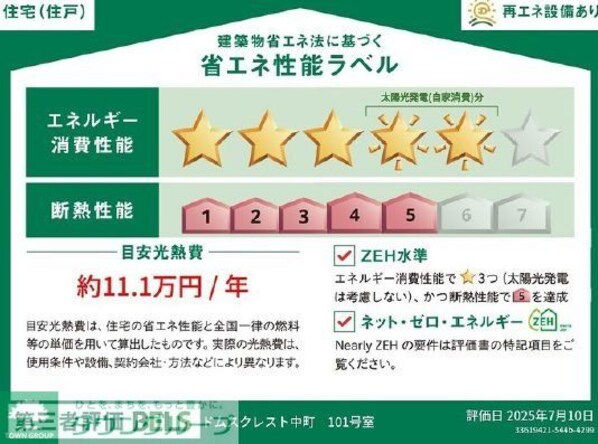 ドムスクレスト中町の物件内観写真